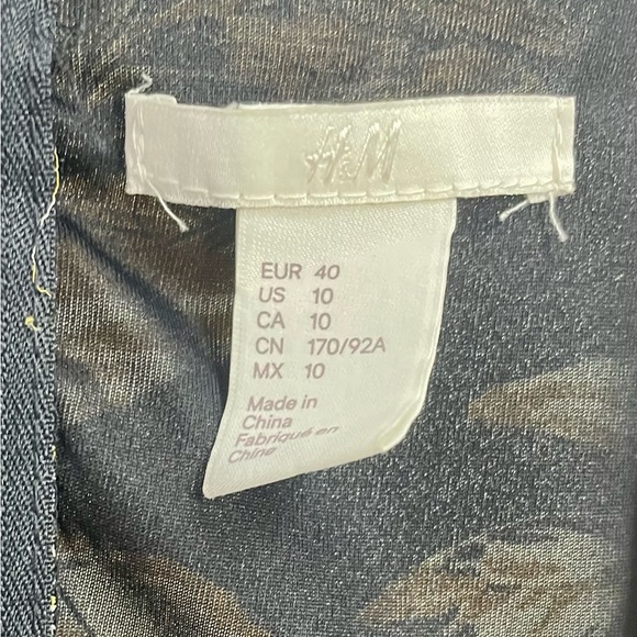 H&M Island Print Sleeveless Maxi Dress, Size 10 - Picture 7 of 7